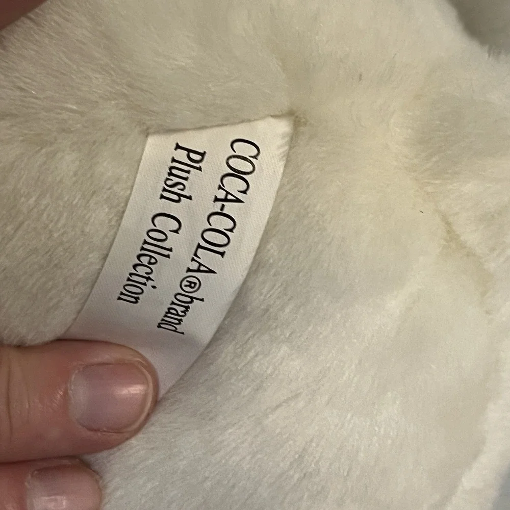 Coca Cola Plush Collection White Plush 10